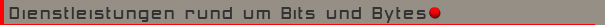 Dienstleistungen rund um Bits und Bytes